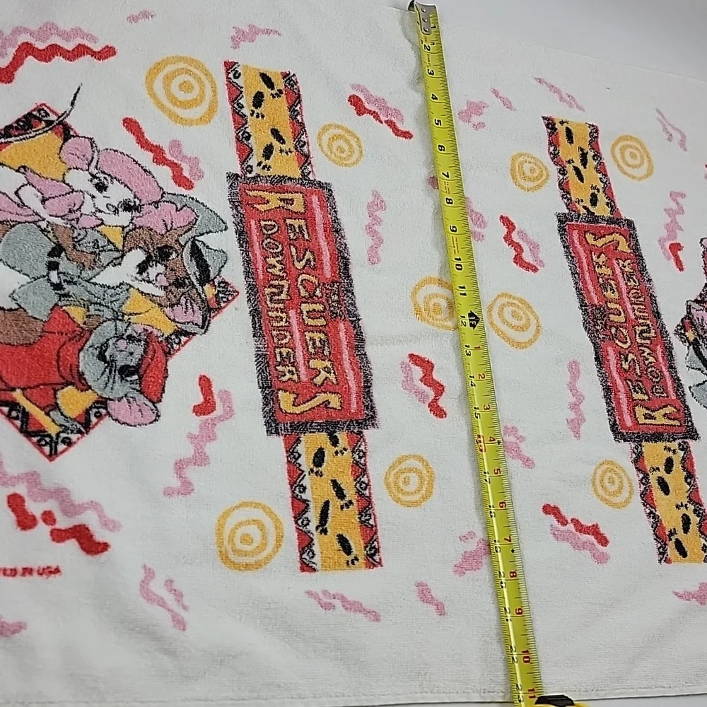 The Rescuers Down Under Beach Bath Towel Vintage 90s